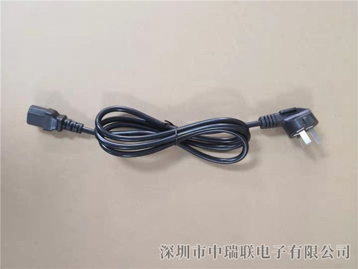 国标三插转品字尾直头线